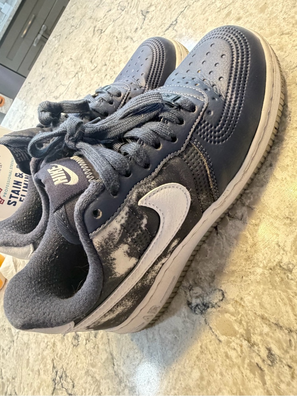 Nike Air Force 1 Low Women’s Size 5 – Navy/White Tie-dye Sneakers